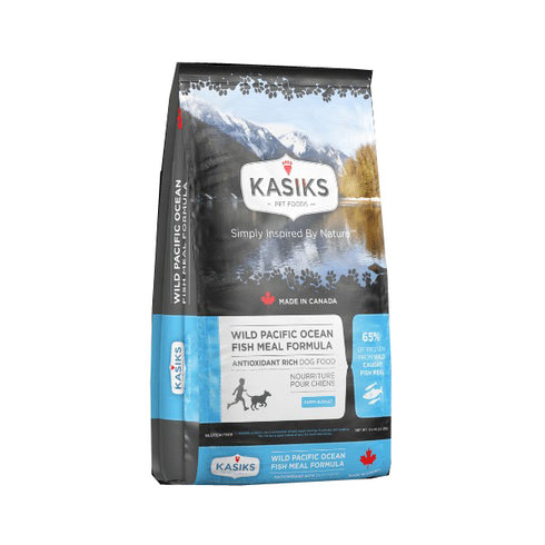 Kasiks Wild Pacific Ocean Fish Meal Formula Dry Dog Food 5lb - Poudre Pet and Feed Supply